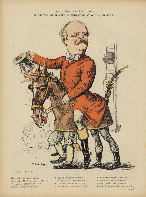 Illustrasjon for Le Rire av Charles Leandre