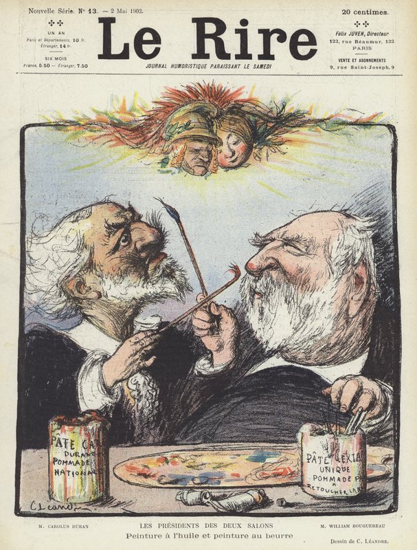 Illustrasjon for Le Rire av Charles Leandre