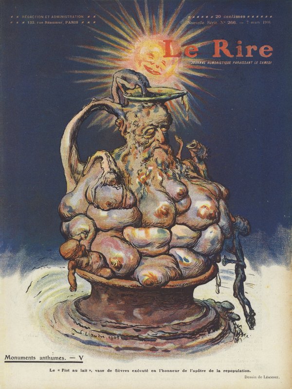 Illustrasjon for Le Rire av Charles Leandre