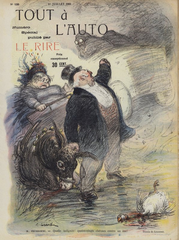 Illustrasjon for Le Rire av Charles Leandre