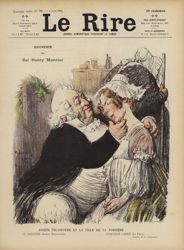 Illustrasjon for Le Rire av Charles Leandre