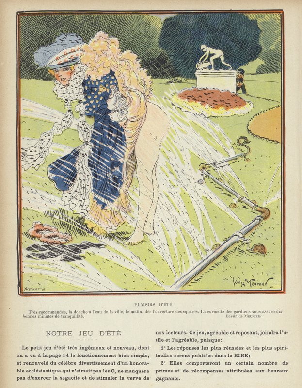 Illustrasjon for Le Rire av Charles Meunier