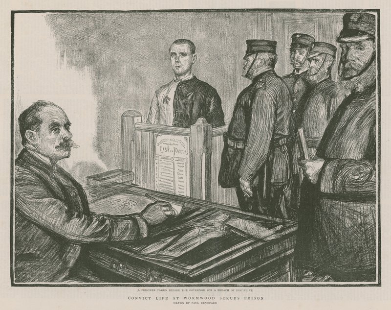 Dømt liv i Wormwood Scrubs Prison av Charles Paul Renouard