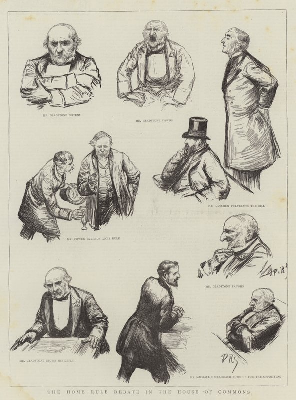 Hjemmestyredebatten i Underhuset av Charles Paul Renouard