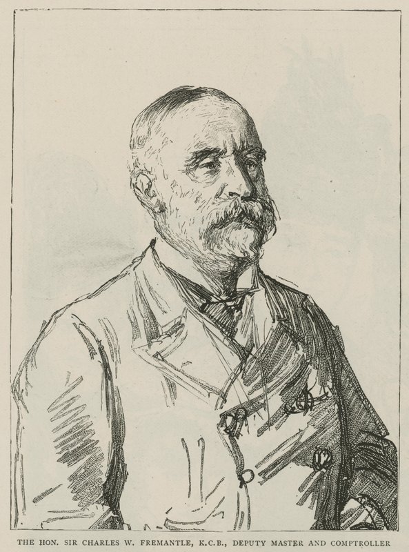 Den ærede Sir Charles W Freemantle, KCB, nestleder og kontrollør av Royal Mint av Charles Paul Renouard