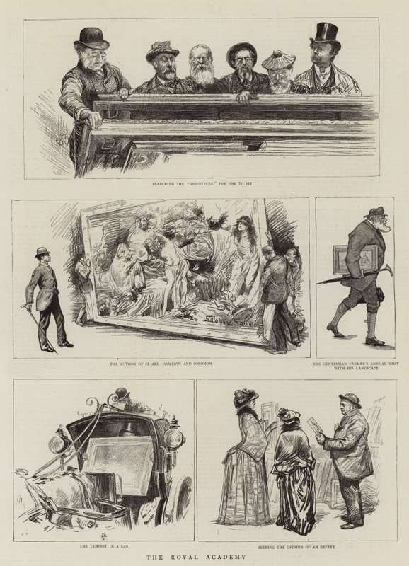 Det kongelige akademi av Charles Paul Renouard