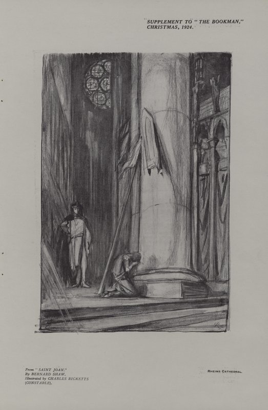 Scene i Reims katedral fra Saint Joan av Charles Ricketts