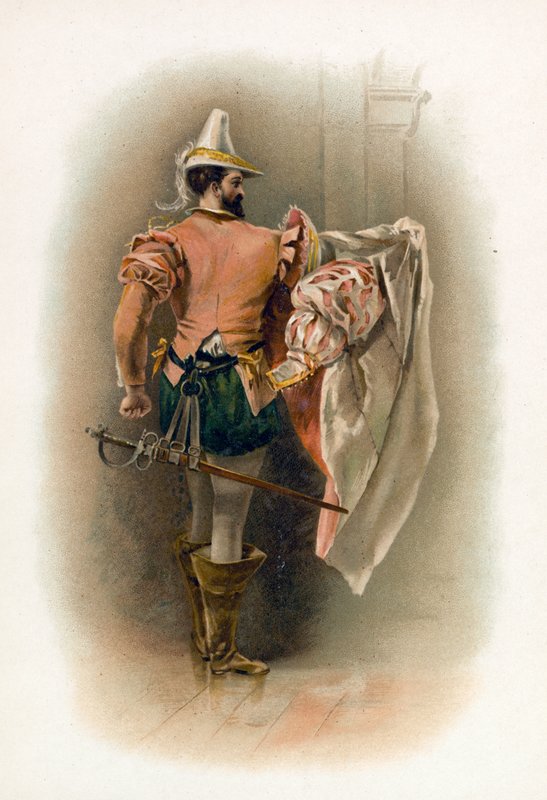 Petruchio fra The Taming of the Shrew av Charles Robert Leslie