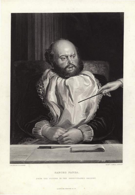 Sancho Panza av Charles Robert Leslie
