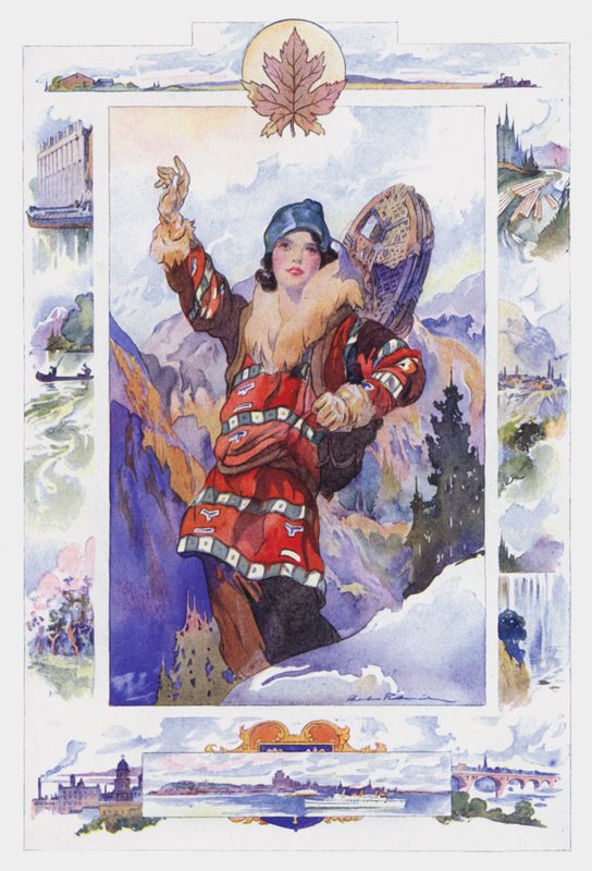 Canada (farge litho) av Charles Robinson