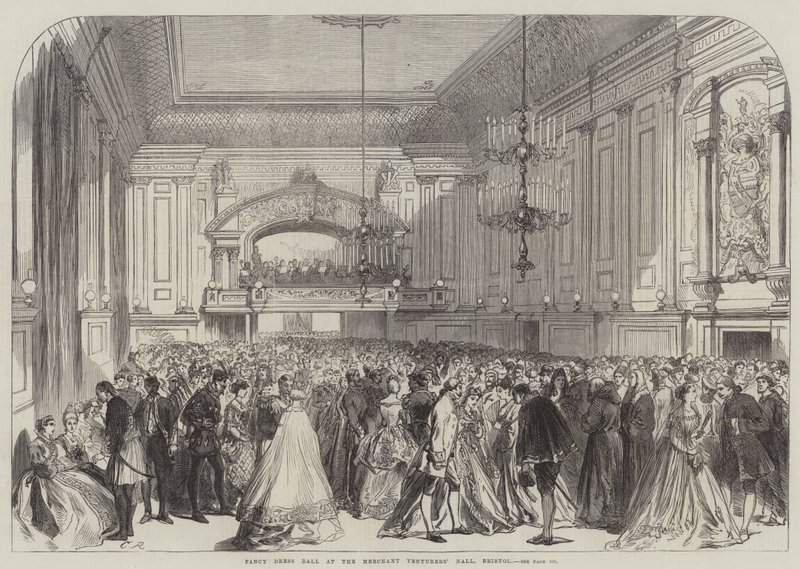 Fancy Dress Ball i Merchant Venturers' Hall, Bristol av Sir John Charles Robinson