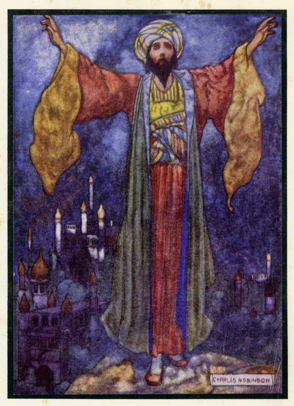 Illustrasjon for Rubaiyat of Omar Khayyam av Charles Robinson