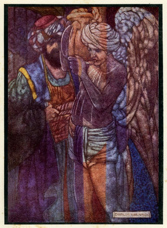 Illustrasjon for Rubaiyat of Omar Khayyam av Charles Robinson