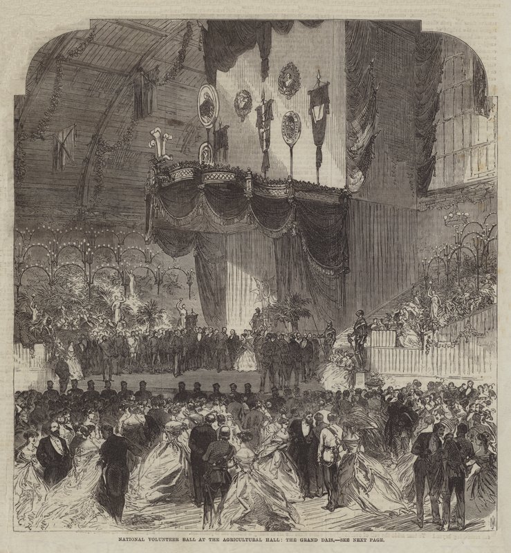 Nasjonalt frivillighetsball i Landbrukshallen, Grand Dais av Sir John Charles Robinson