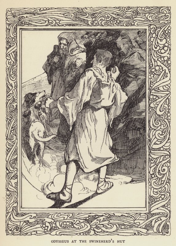 Odyssevs ved svinehytta av Sir John Charles Robinson