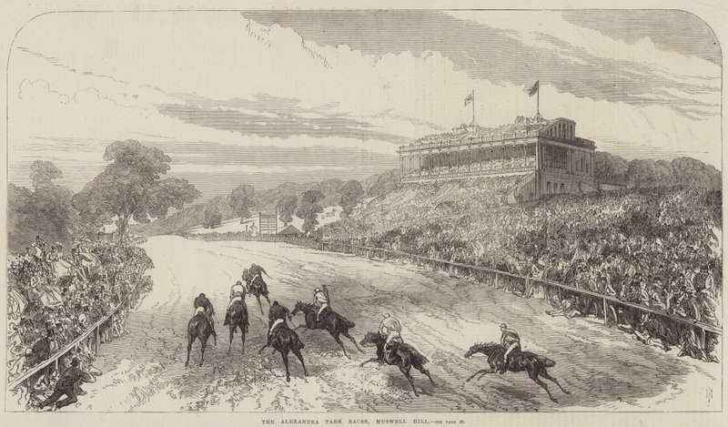 Alexandra Park Races, Muswell Hill av Sir John Charles Robinson