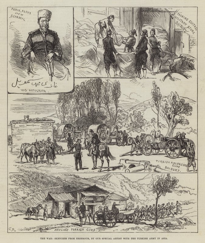 Krigen, skisser fra Erzeroum av Sir John Charles Robinson
