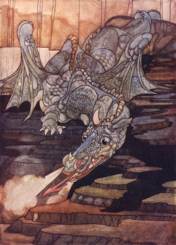 Dragen drept av Saint George av Charles Robinson