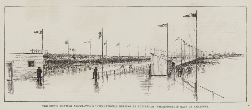 Det nederlandske skøyteforbundets internasjonale møte i Rotterdam, Championship Race of Amateurs av Charles Whymper