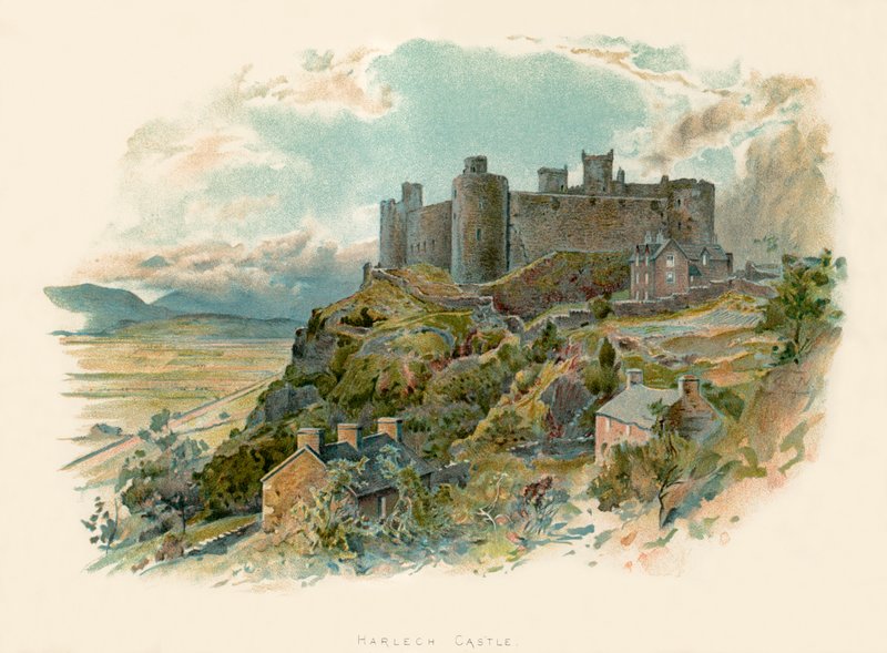 Harlech slott av Charles Wilkinson