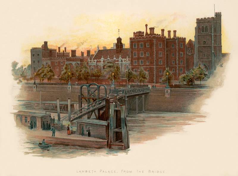 Lambeth Palace, fra broen av Charles Wilkinson