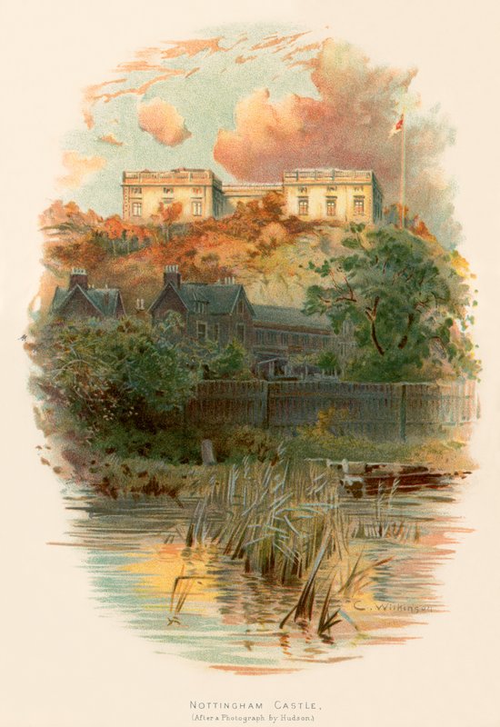 Nottingham castle av Charles Wilkinson