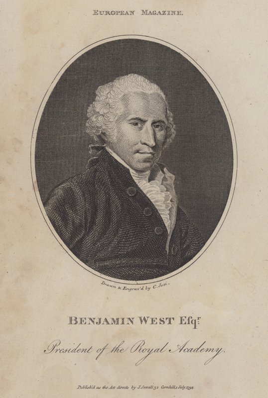 Benjamin West , anglo-amerikansk artist av Christian Josi