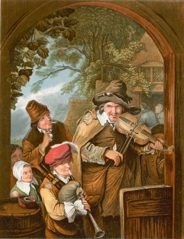 De omreisende musikerne av Christian Wilhelm Ernst Dietrich