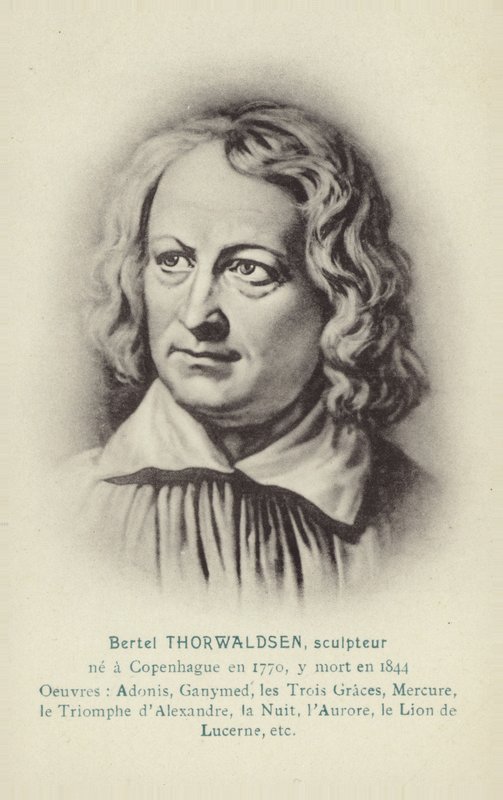 Bertel Thorvaldsen, dansk billedhugger av Christoffer Wilhelm Eckersberg