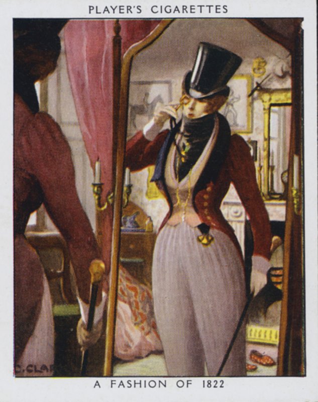 En mote fra 1822 (farge litho) av Christopher (after) Clark
