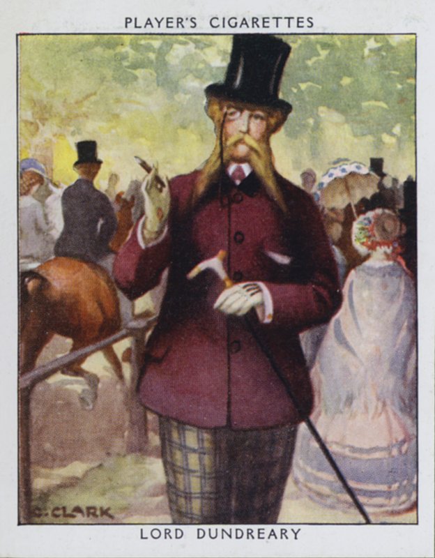 Lord Dundreary (farge litho) av Christopher (after) Clark