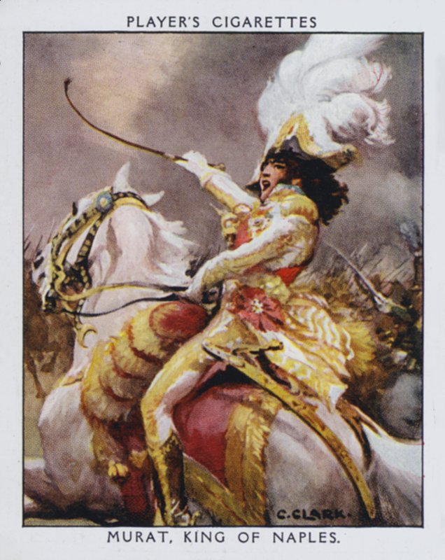 Murat, konge av Napoli (farge litho) av Christopher (after) Clark