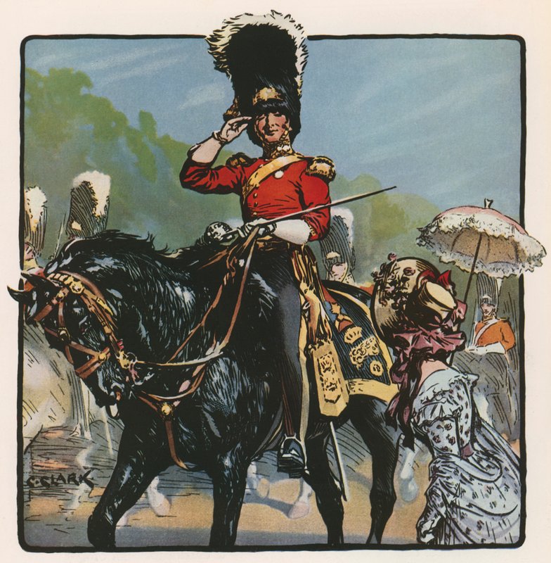 The Grays (farge litho) av Christopher (after) Clark