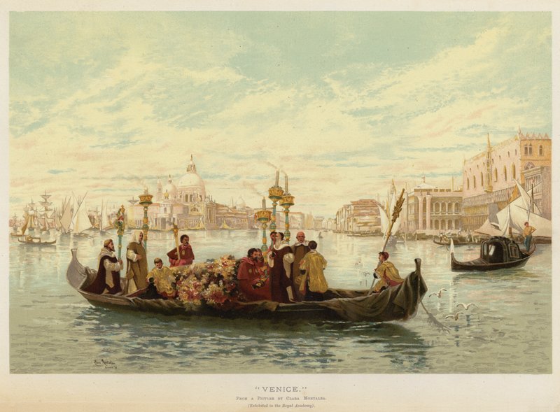 Venezia, utstilt i Royal Academy av Clara Montalba