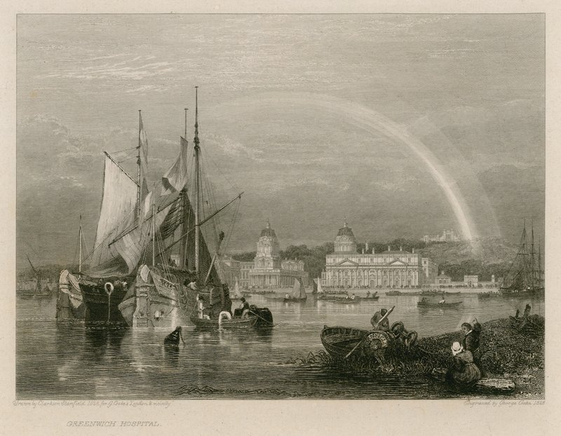 Greenwich sykehus, London av Clarkson Frederick Stanfield