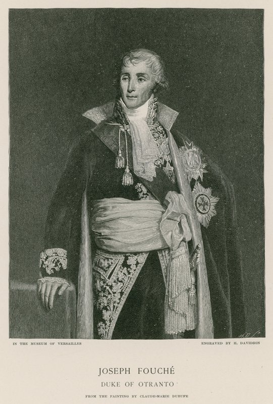 Joseph Fouche, hertug av Otranto av Claude Marie Dubufe
