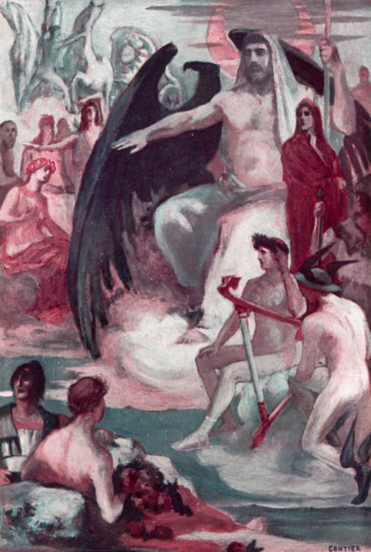 Illustrasjon for Iliaden av Homer av Clement Goutier