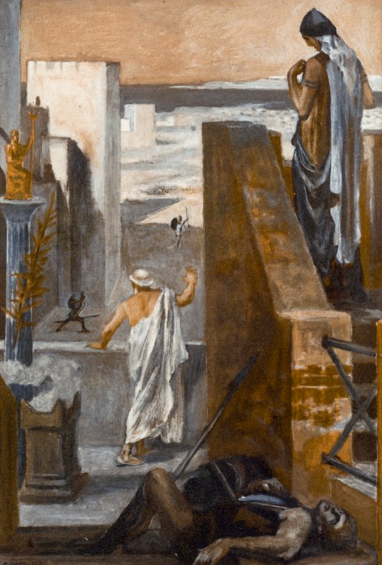 Illustrasjon for Iliaden av Homer av Clement Goutier