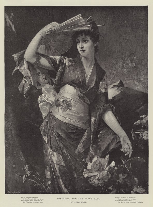 Forbereder til Fancy Ball av Conrad Kiesel