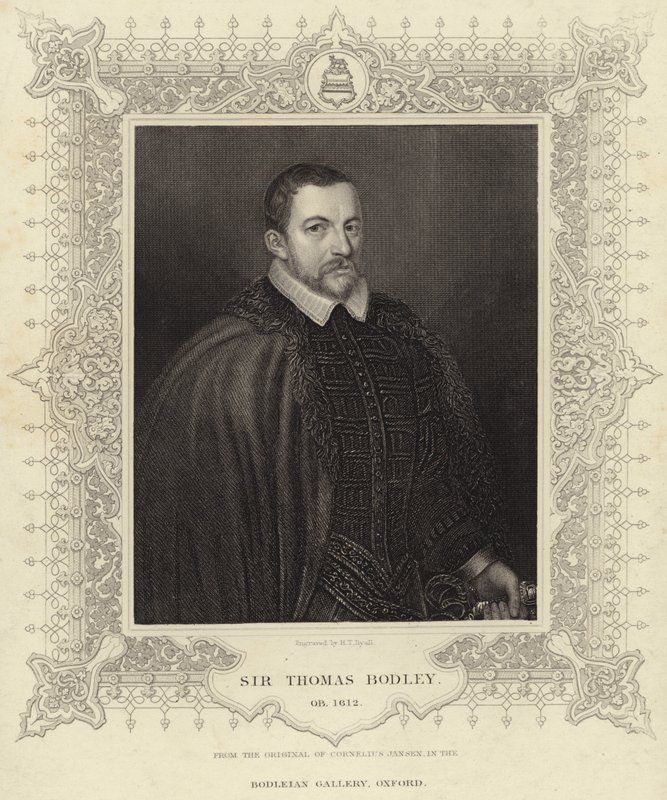 Sir Thomas Bodley av Cornelius Janssen van Ceulen