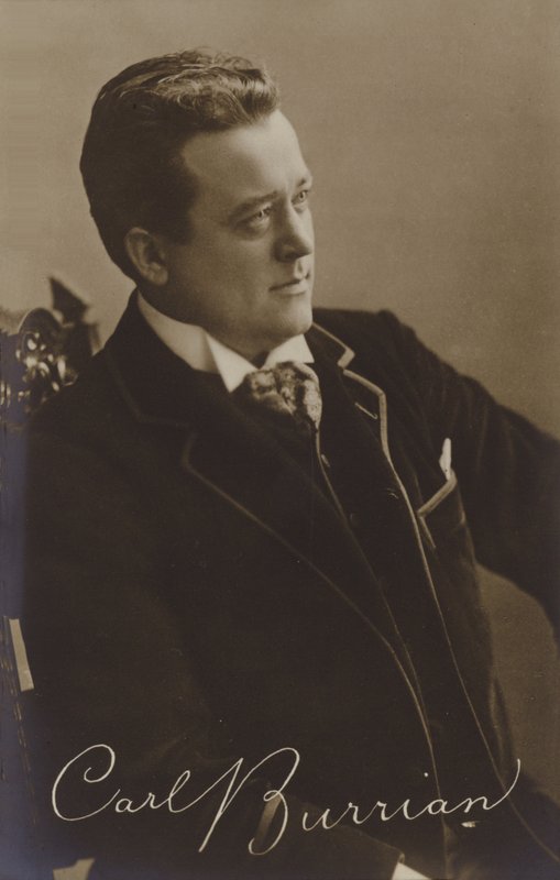 Carl Burrian , tsjekkisk operatenor (1870–1924) av Czech Photographer