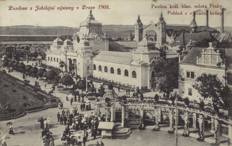 Jubileumsutstilling, Praha, 1908 av Czech Photographer