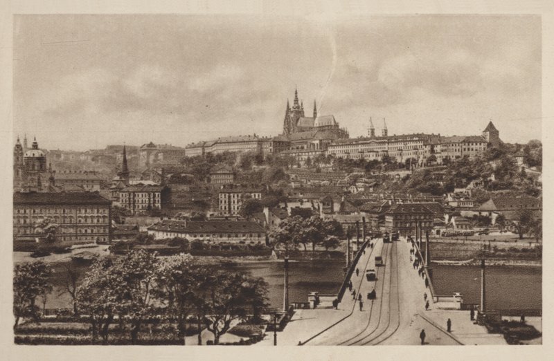 Manes-broen og slottet, Praha av Czech Photographer