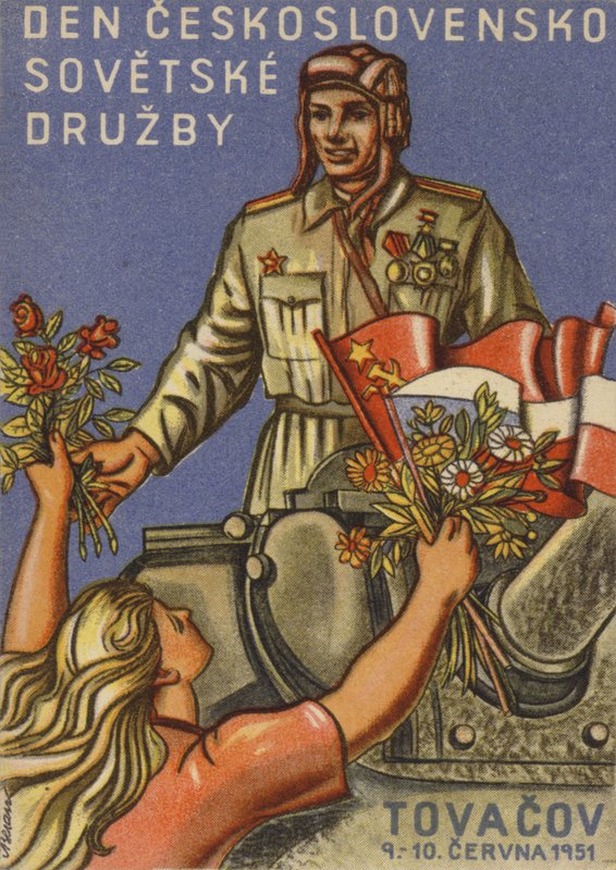 Tsjekkoslovakisk - sovjetisk vennskapsdag, 1951 av Czech School