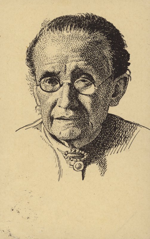 Eliska Krasnohorska (1847-1926), tsjekkisk feministisk forfatter av Czech School