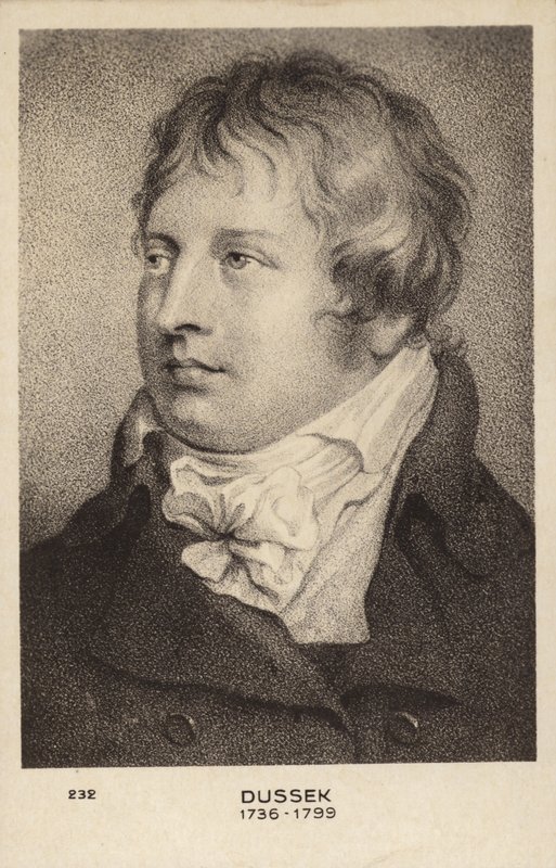 Jan Ladislav Dussek , tsjekkisk komponist og pianist (1760-1812) av Czech School