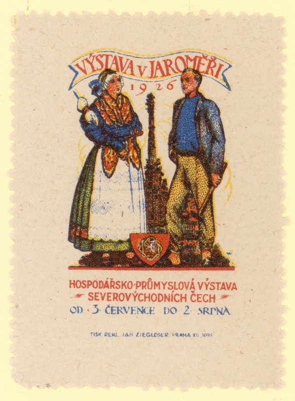 Northeastern Bohemia Economic and Industrial Exhibition, Jaromer, Tsjekkoslovakia, 1926 av Czech School