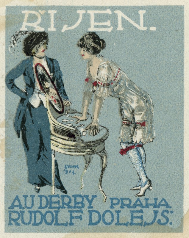Oktober. Au Derby Rudolf Dole moter, Praha av Czech School