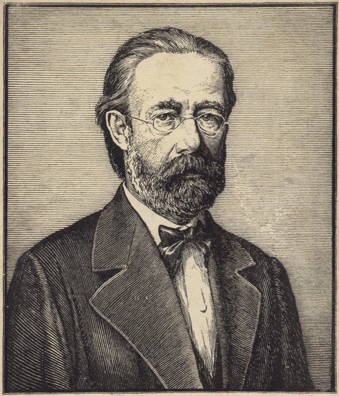 Portrett av Bedrich Smetana av Czech School