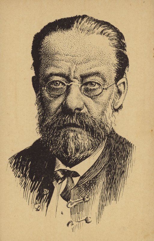 Portrett av Bedrich Smetana av Czech School